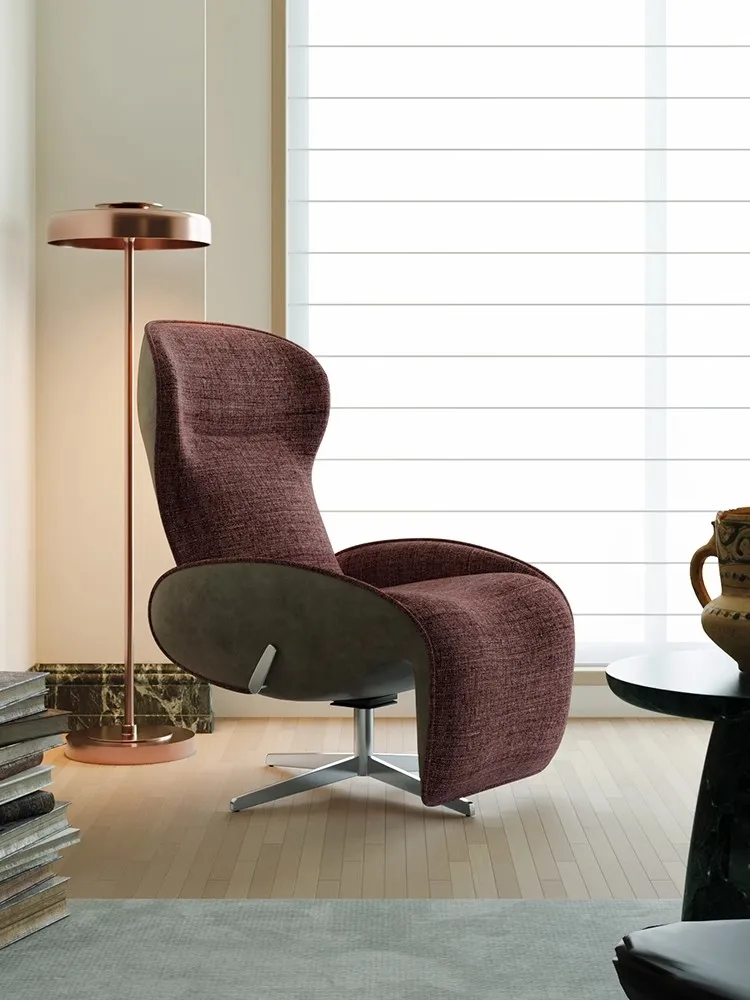 

Light luxury Creativity Design Living Room Household Use Leisure Chair Minimalist Zero Gravity Office 360° Rotation Single Chair