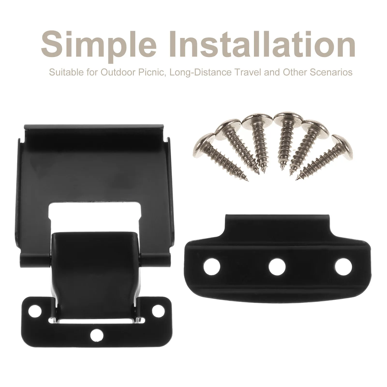 Stainless Steel Locking Paddle Latch Insulated Box Lockable Tool Storage Latch Replacement Suitcase Toggle Clasp Cargo Box