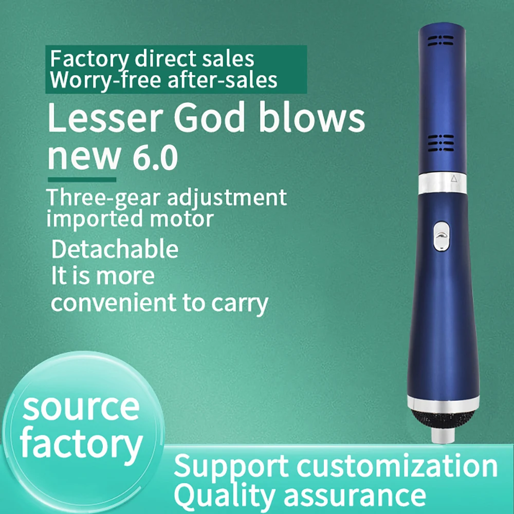 

Blue Lightwave Wand BlowerTerahertz Frequency Therapy Physiotherapy Device Cell Repair Electrical Blower Health Wellness Machine