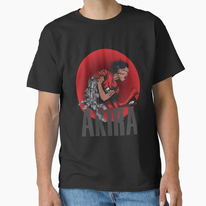 

AKIRA (Japanese_ Akira) Neo Tokyo Explosion Cyberpunk Anime T-shirt Large Size Tops Manga Graphic Print Y2k Clothes Cartoon Tee