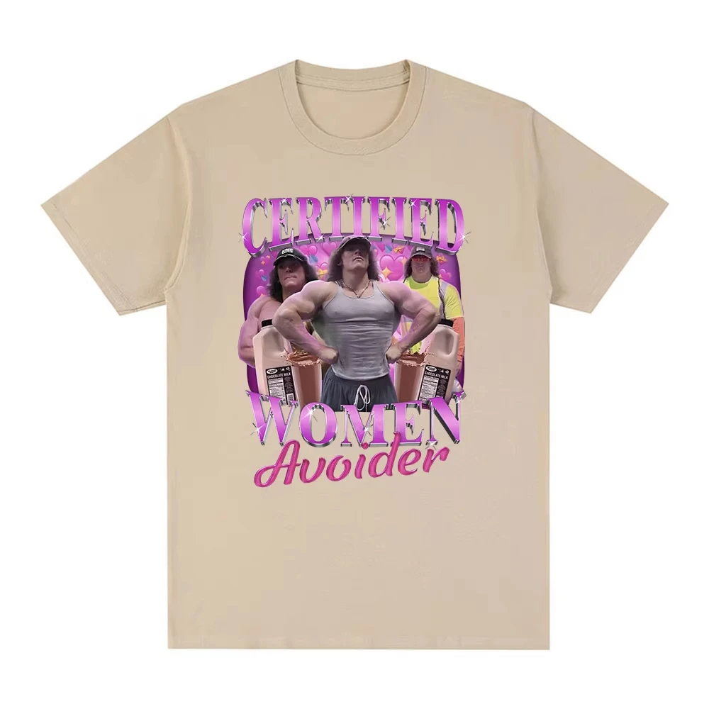 خمر رياضة اللياقة البدنية المتحمسين نمط تي شيرت معتمد المرأة تجنب سام سولك تي شيرت الرجال القطن عادية المتضخم تي شيرت #2