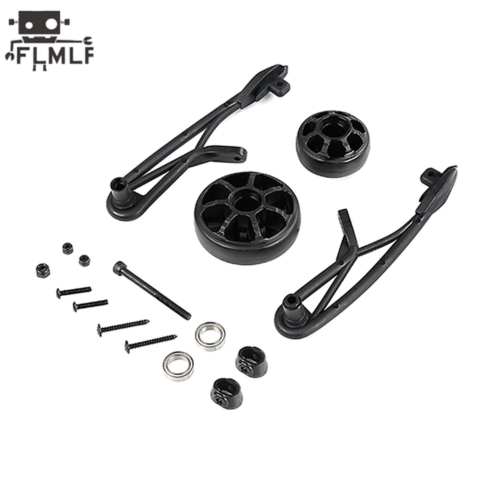 Rear Tail Wheel Kit Fit for 1/8 Rc Car HPI Racing Savage XL FLUX Rovan Rofun TORLAND Monster Brushless Truck Parts