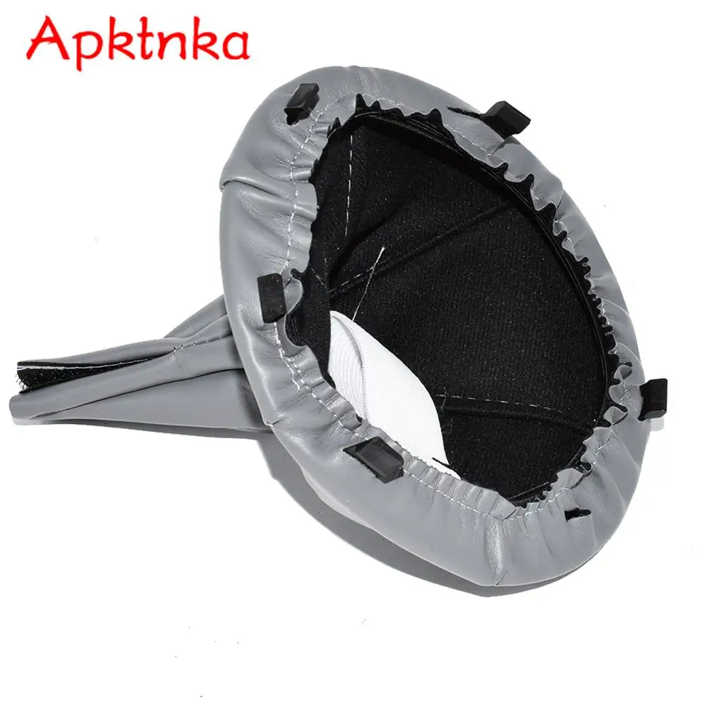 APKTNKA Pu Leather Car Gear Shift Collar Gaiter Gaitor Boot Dust Cover For Fiat 500 500c 2007-2013 /Panda 2003-2012