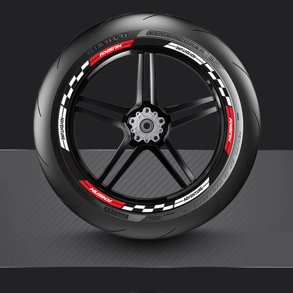 For SYM ADX 300 ADX 300 adx300 2023 2024 Motorcycle Wheel Sticker Wheel Hub Decal Rim Logo Decal Decorative Sticker