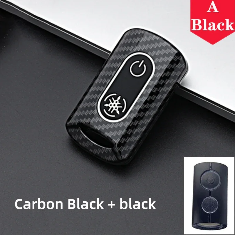 Carbon ABS Remote Key Fob Case Cover For Yamaha NVX NVX155 XMAX 250 300 400 XMAX300 QBIX AEROX JAUNS 2018 2019 2020 Holder