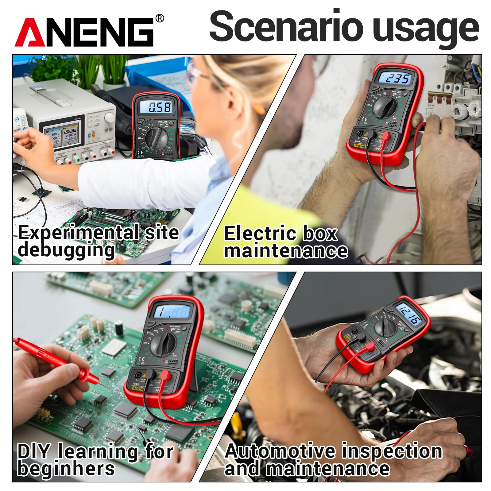 ANENG AN8205C Przenośny Multim – Diy With Electronics recenzja i cena