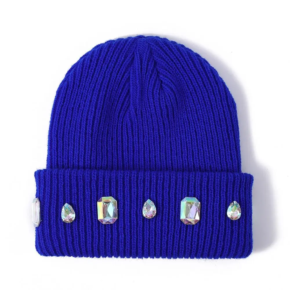 Casual Cotton Knitted Beanie Hat Knitted Texture Brimless Style Winter Knit Hat Warm Coverage Cold Cap Cold Weather Wear