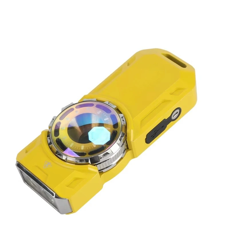 Type-C Rechargeable Long Throw UV 395nm Tactical LED Torch Flashlight for Outdoor, Camping
