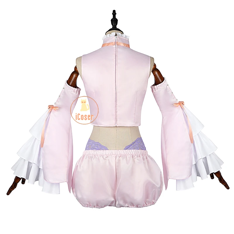 Anime MahoAku Byakuya Mimori Cosplay Costume Wig Outfit The Magical Girl and The Evil Lieutenant Used To Be Archenemies Women