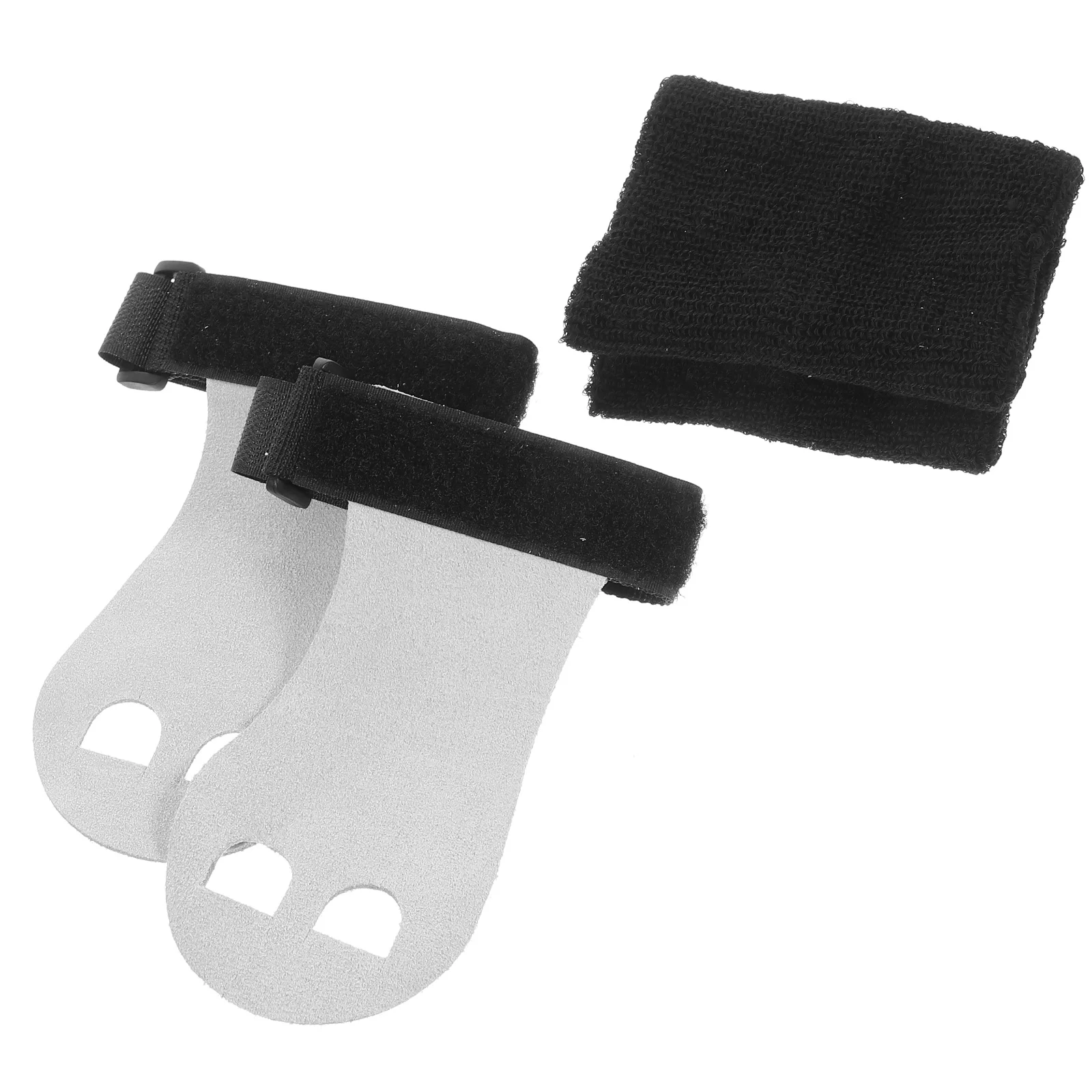 Palm Wrist Set Lifting Protector Pads Weightlifting Non-slip Grips Bar Straps Basketball