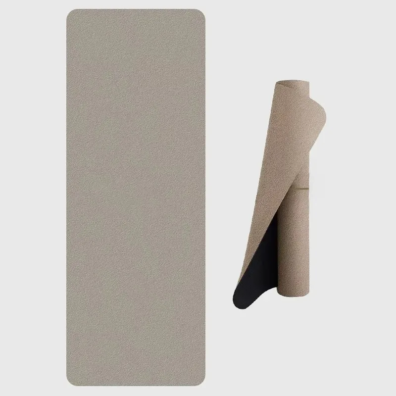 

183 x 68 cm, 5 Mm Thick PU + Natural Rubber Yoga Mat: Non-slip, for Home Use, Women’s Fitness, Shock-absorbing, Quiet Mat