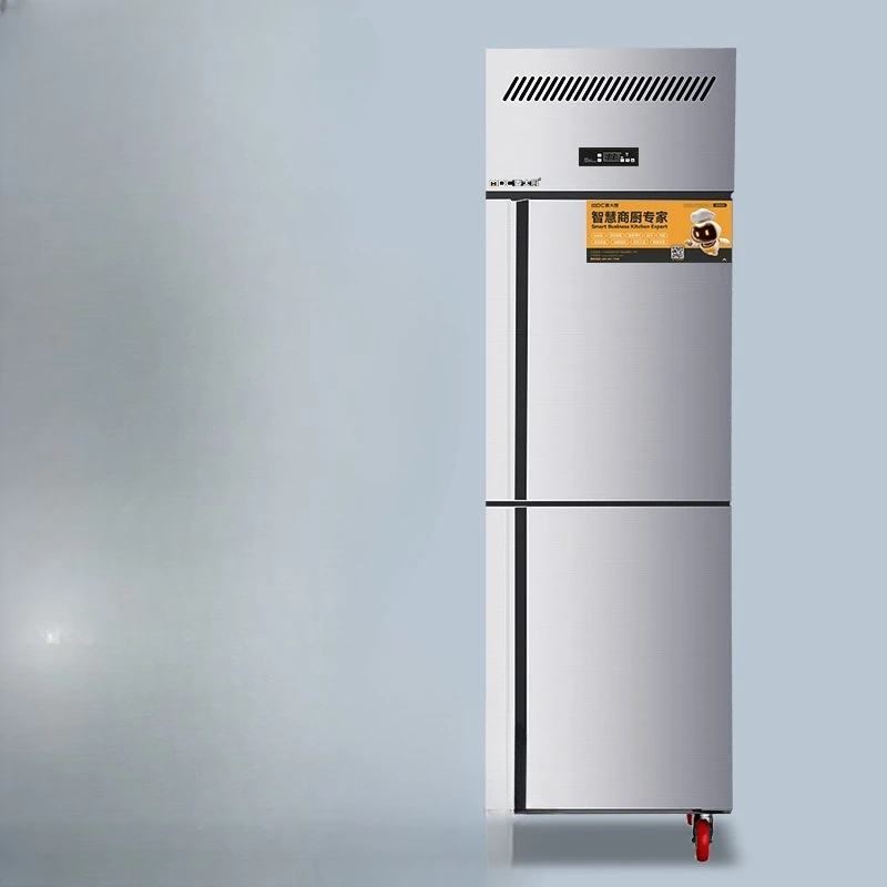 

Four-door refrigerator Commercial fresh-keeping freezer Large capacity 4-door freezer Refrigerated and frozen Vertical