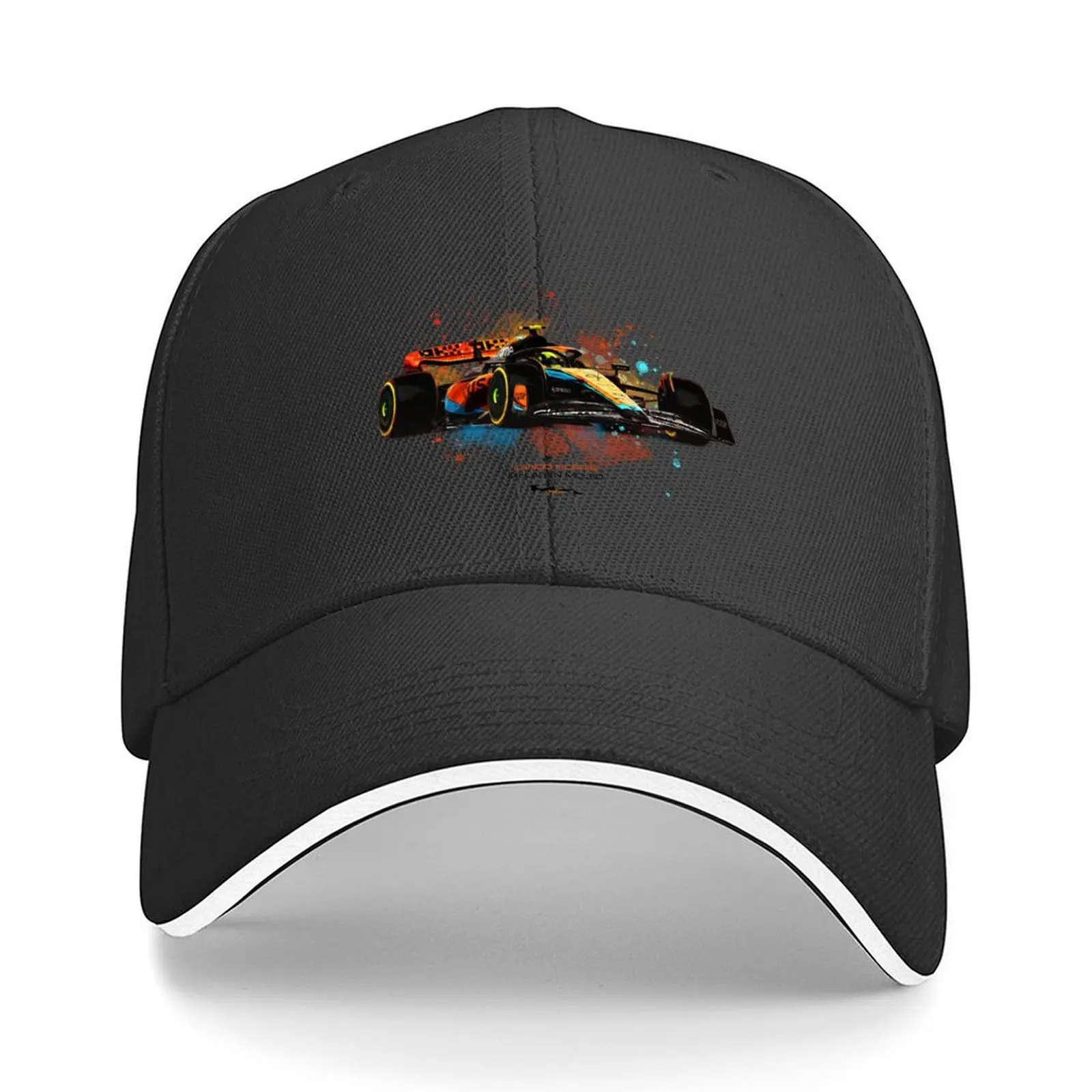 

Lando Norris - 2023 MCL60 Arty Splatter Baseball Cap funny hat Golf Christmas Hat Funny hats For Girls Men's
