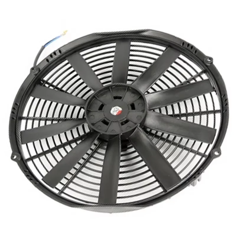 

Универсальный черный 14-дюймовый электрический конденсатор 24 В для улицы/крыса/горячих стержней, классического мышечного автомобиля, грузовика, автоматического охлаждающего вентилятора, радиатора A/C