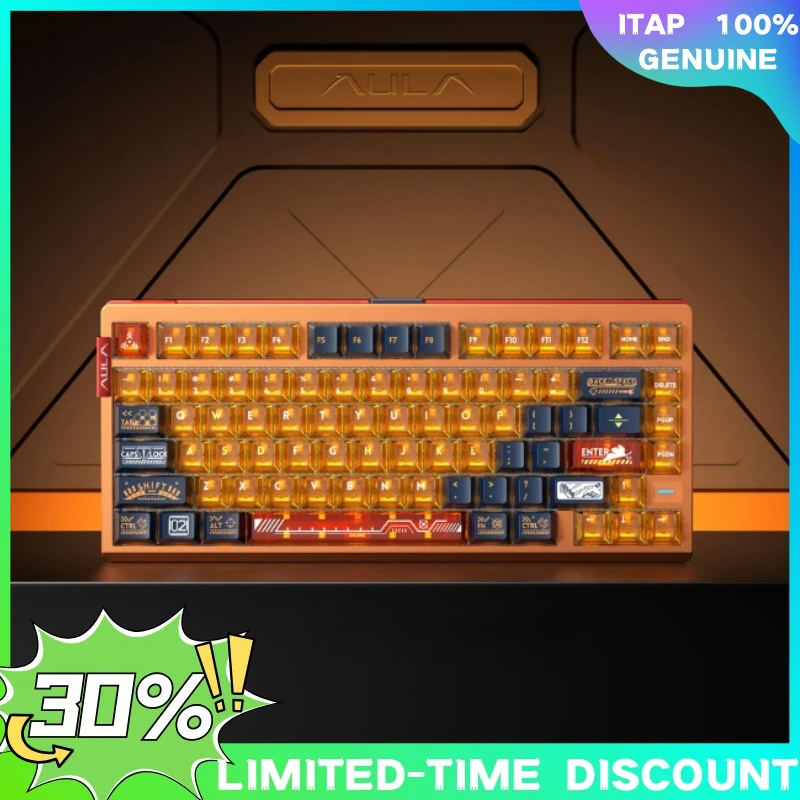 

Механическая клавиатура AULA AG75 из цельноалюминиевого сплава с магнитными переключателями, 8k, с низкой задержкой, для Valorant