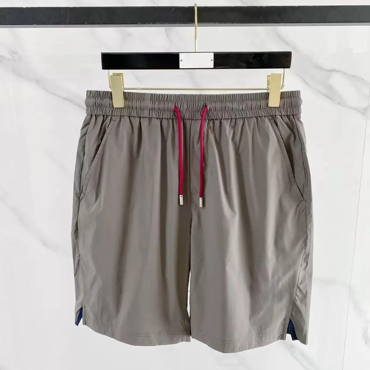 Italian Summer BC Old Money Wind Embroidery Simple Drawstring Casual Pants Shorts