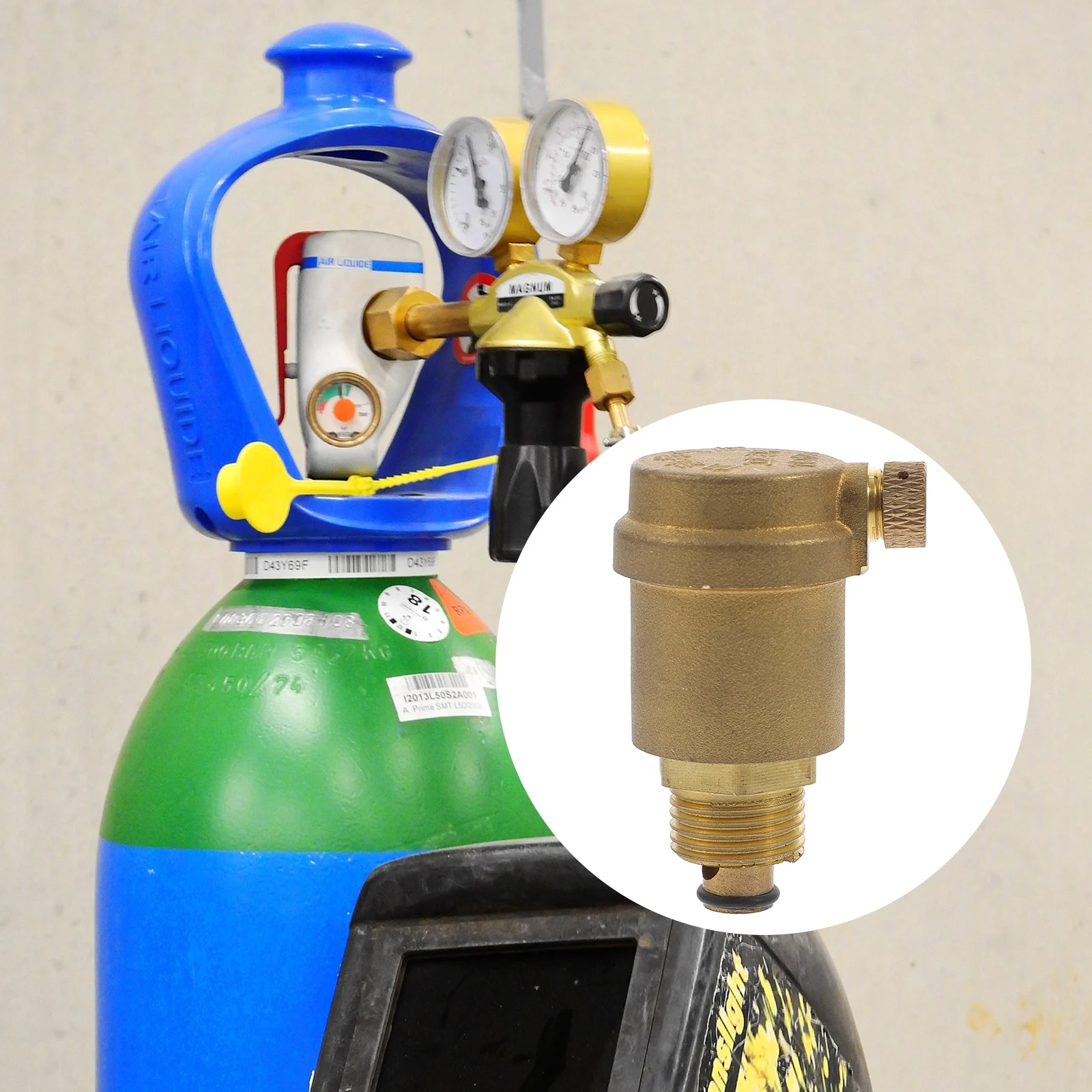 

Brass Automatic Exhaust Valve Fine Copper Casting Pressure Resistance Stable Performance Threaded Connection Easy Disassemble