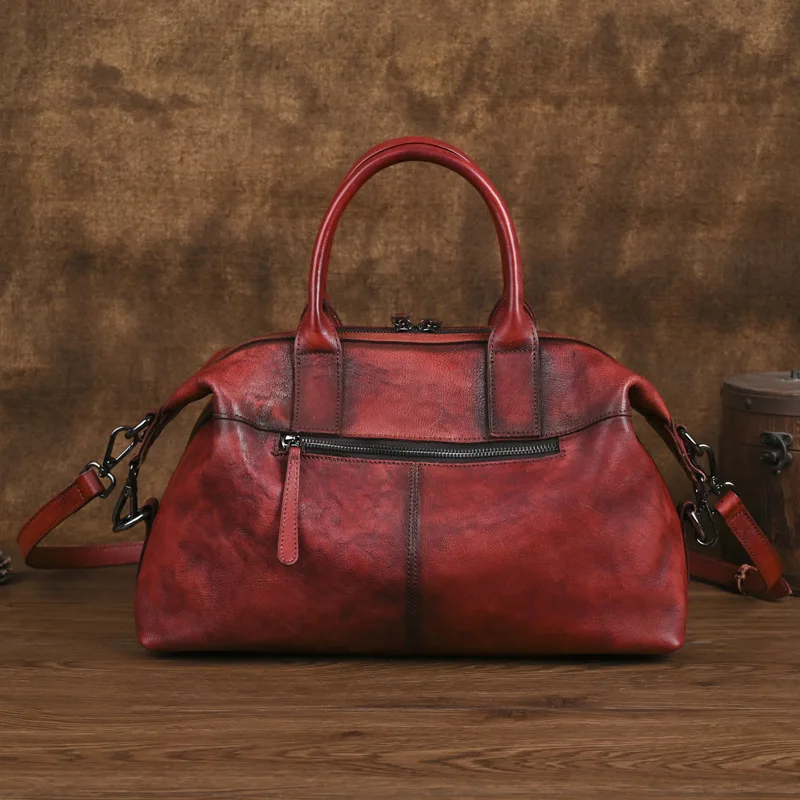 LOMCEL TY 4 All-purpose business tote bag for women, large capacity, European retro style, trendy and fashionable casual bag