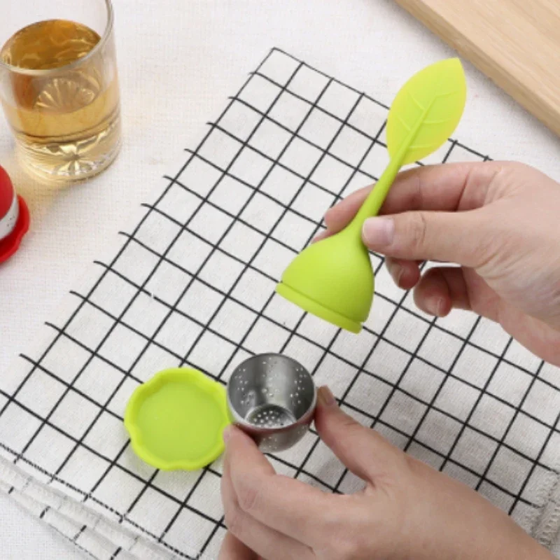 1PC Tea Maker Tea Leaf Infuser Teaware Fancy for Spice Filter Tea Bag Sieve Herbal Tools Accessories Teamaker