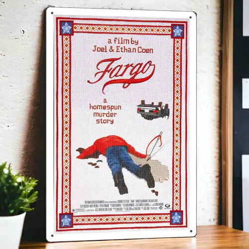 Fargo (1996) Metal Movie Poster Tin Sign Plaque Film 8