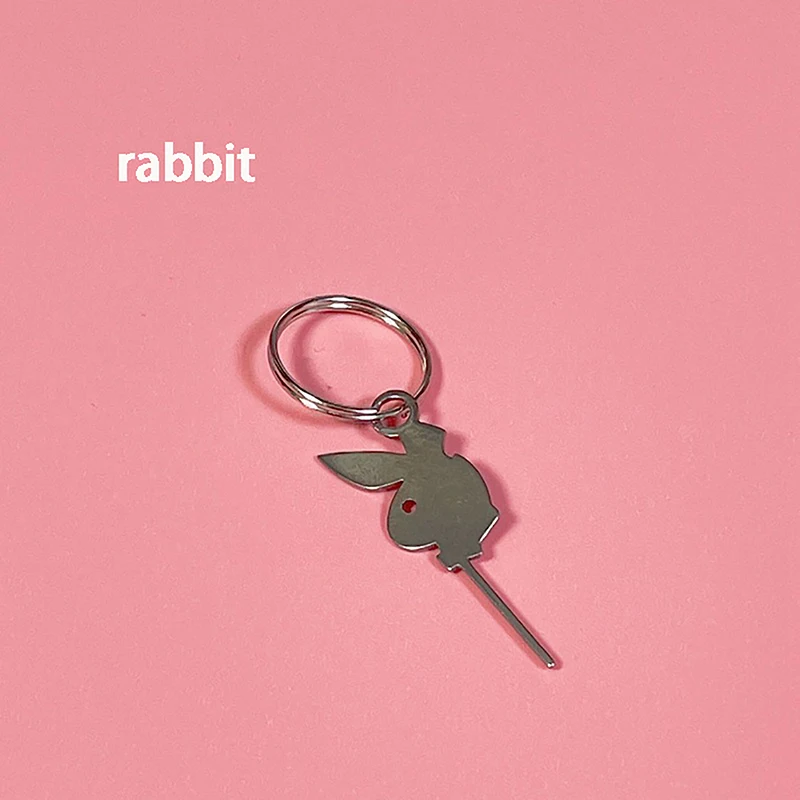 1PC Chinese Zodiac Animal Shape Stainless Steel Needle For Smartphone Sim Card Tray Removal Eject Pin Key Tool Universal Thimble