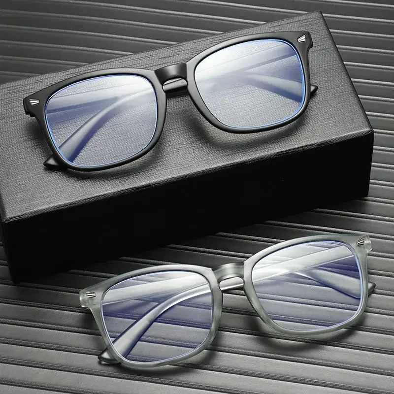 1/3PCS Fashion unisex Square Glasses Plain Anti Blue Light Eyewear Men And Women Radiation Protection Optical Eyegalsses