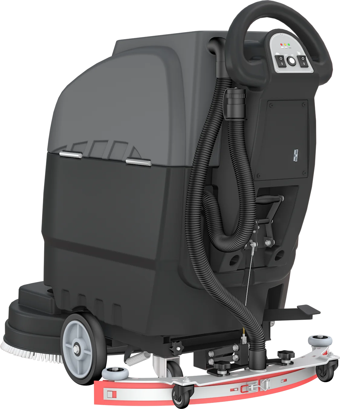 Factory Supply 510mm Walk Behind Corded Commercial Floor Scrubber 18m Power Cord Electric Floor Washing Machine XD-20C