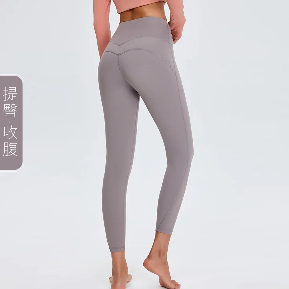 nuovi pantaloni primaverili ed estivi pantaloni fitness a vita alta da donna