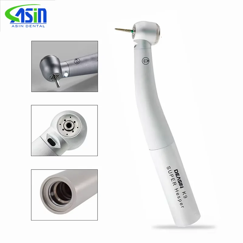 Dental KV 9000 Type Dental High Speed Fiber Optic LED Turbine Handpiece For KAVO Coupler 2/4/6 Hole Connector Dental Tools