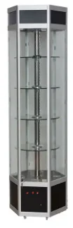 Custom.Glass Rotating Display Stand Rotating Glass showcase Rotating Jewelry Cabinet