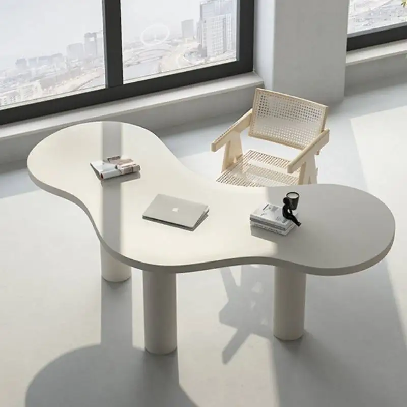 White Wood Executive Desk Luxury Manager Designer Large Table Executive Desk Work Conference Mesa De Escritorio Office Furniture