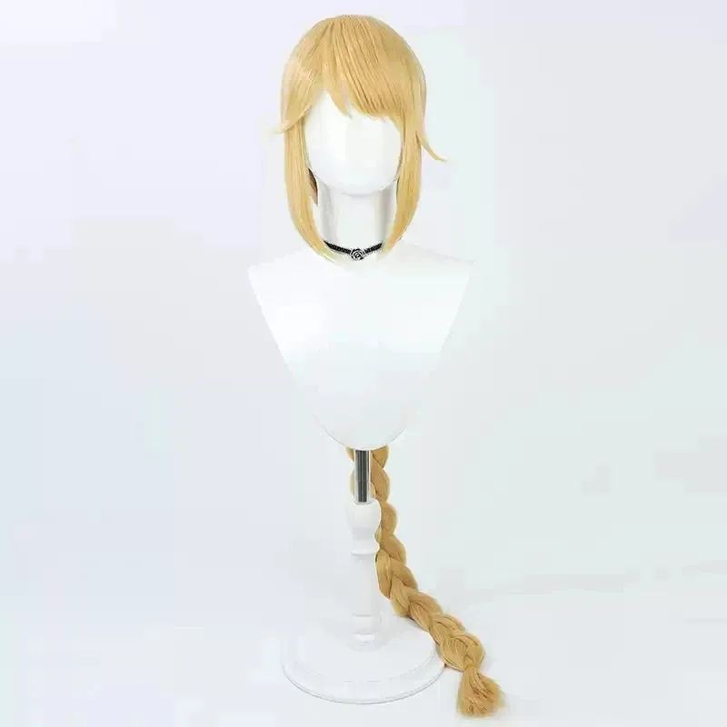 

2025 aaa Goddess of Victory: Nikke Rapunzel Косплей Парик 1,3 м Длинные золотистые плетеные синтетические термостойкие волосы Хэллоуин Вечеринка