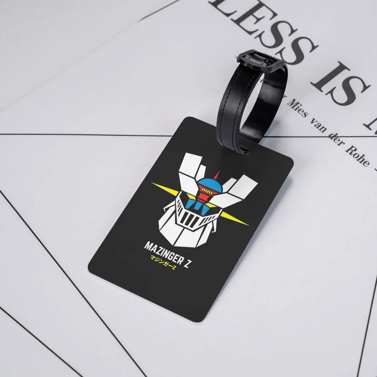 

Mazinger Z Goldorak Actarus Grendizer Mask Luggage Tags Suitcase Travel Baggage Boarding Tag Label Holder ID Name Address