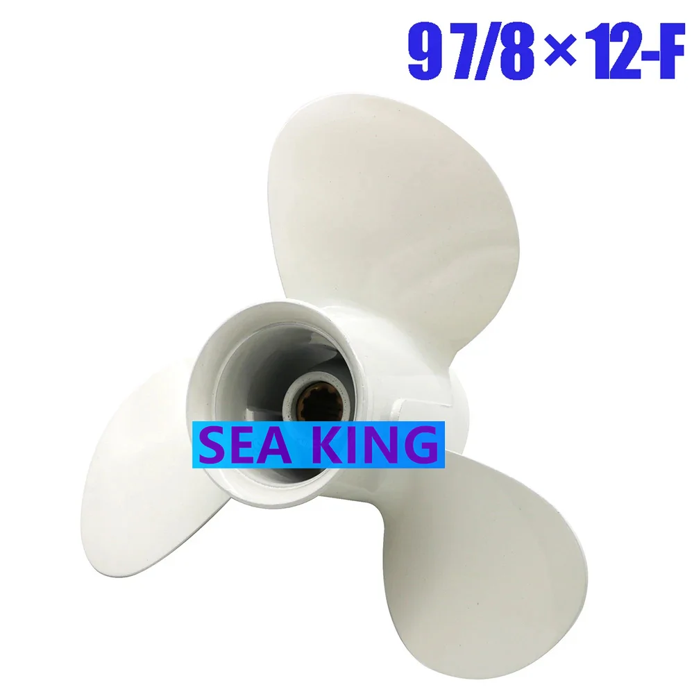 

1Aluminum Alloy Propeller 9 7/8x12-F for Yamaha 20hp 25hp 30hp outboard motor 9 7/8 x 12-F 664-45954-00-EL