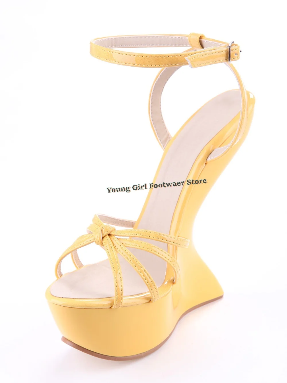 Sandali con tacco a forma speciale Europa Colori caramelle Scarpe da donna Piattaforma impermeabile Tacchi altissimi Stile sexy Venditore caldo