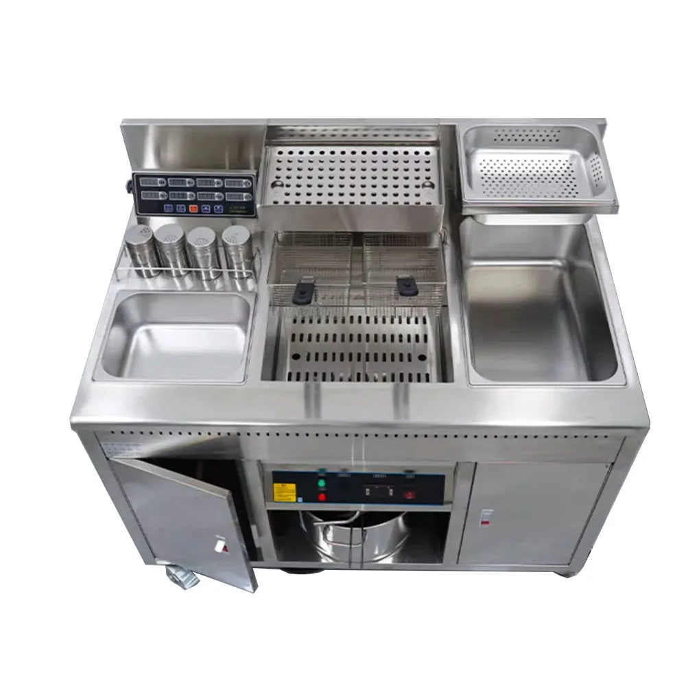 

Commercial Electric Deep Fryer Counter Top Chip French Fries Chicken Fryer Snack Food Deep Fryer Machine Engine 220V 380V