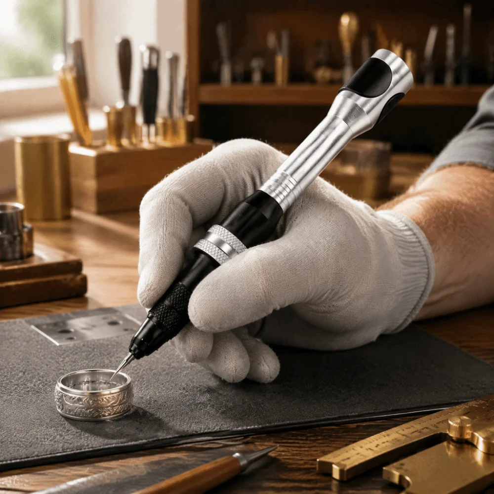 Flexible Shaft Shank Hammer Handpiece Engraving Attachment Handle Design Jewelry Engraving Hammer Jewelers Hammer