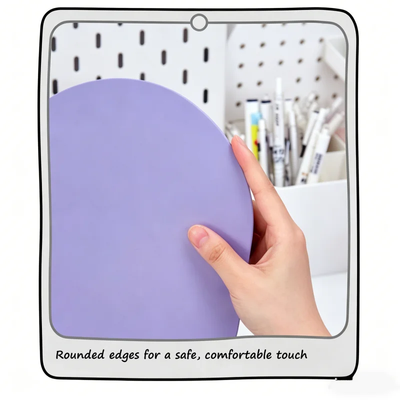 Elegante Tablero Magnético de Metal para Escritorio, Tablero de Notas y Mensajes, Organizador de Notas para Oficina y Hogar