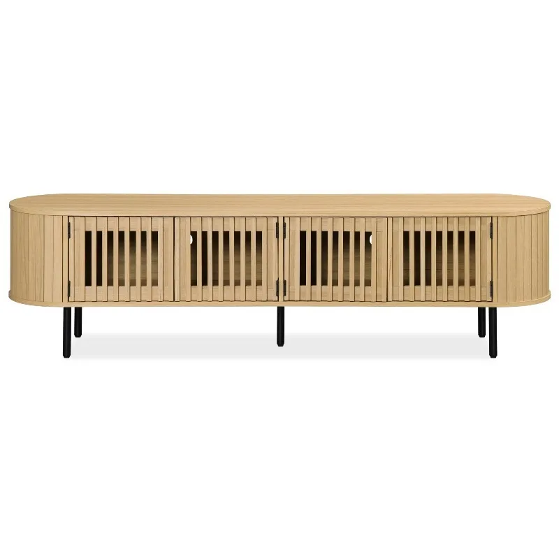 

Wooden living room TV cabinet Dining room side cabinet Oxford groove cabinet