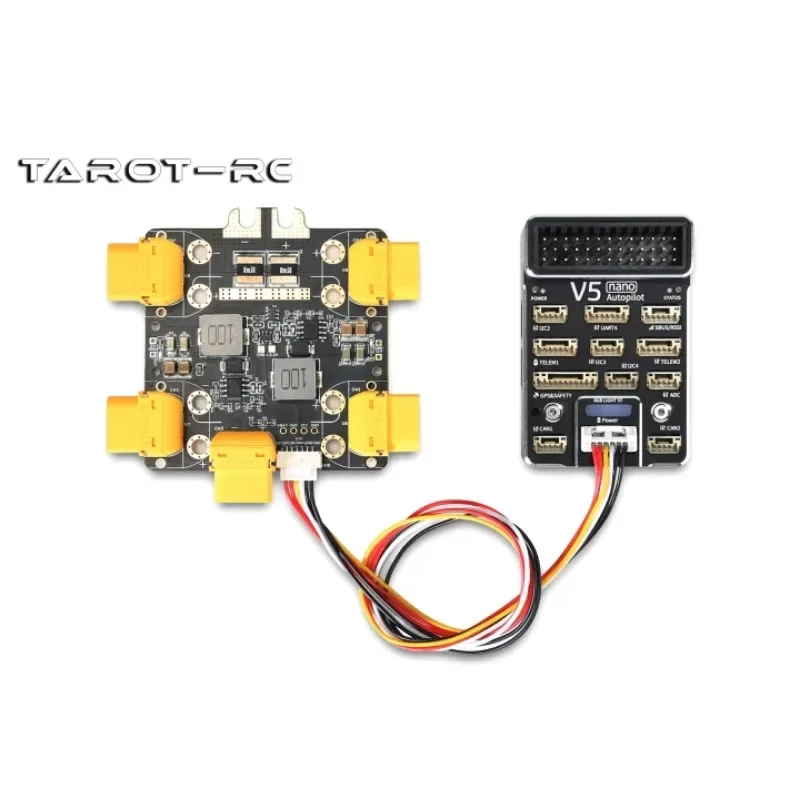 التارو سيليكون كابل/Pixhawk وحدة تحكم في الطيران الجهد والتيار متر كابل الطاقة/موصل CUAV TL2792-04 RC طائرة بدون طيار FPV