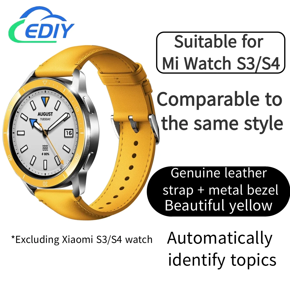 

Подходит для ремешка для часов Mi S3/s4 + безель Watchs3 циферблат с двойным часовым поясом Bluetooth версия esim версия