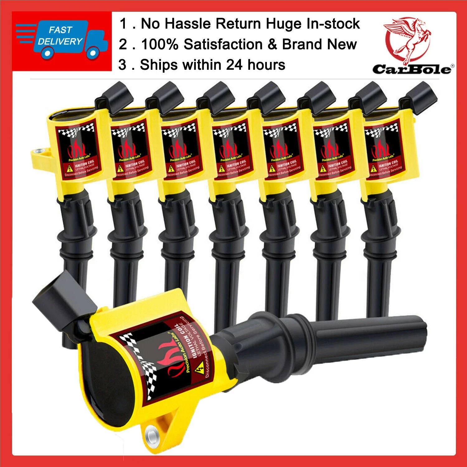 

Универсальные 8 шт. автомобильные катушки зажигания DG508 для Ford Crown Victoria 4.6L V8 1998-2011 годов для Lincon для Mercury