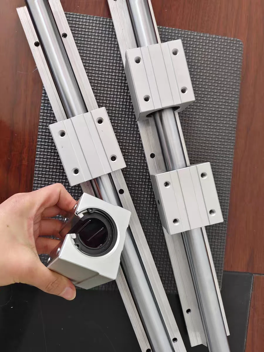 1pc SBR25UU aluminum block 25mm Linear motion ball bearing slide block for SBR25 Linear guide