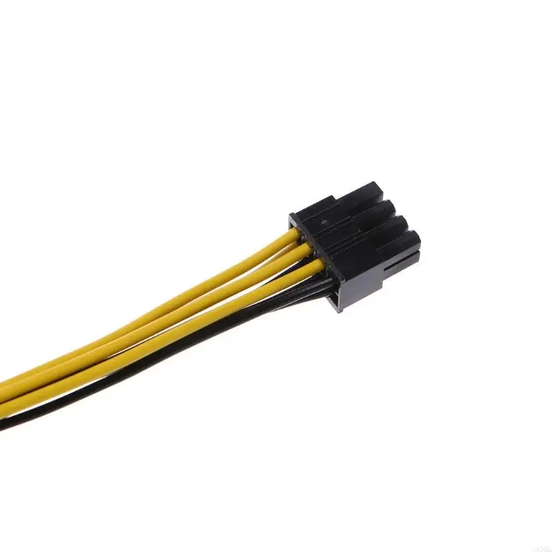 97QE 18CM PCIE 6Pin do 8Pin Kabel adaptera PCI-e 6-pinowy do 8-pinowy konwerter męski dla PCI dla GPU karta 5pcs