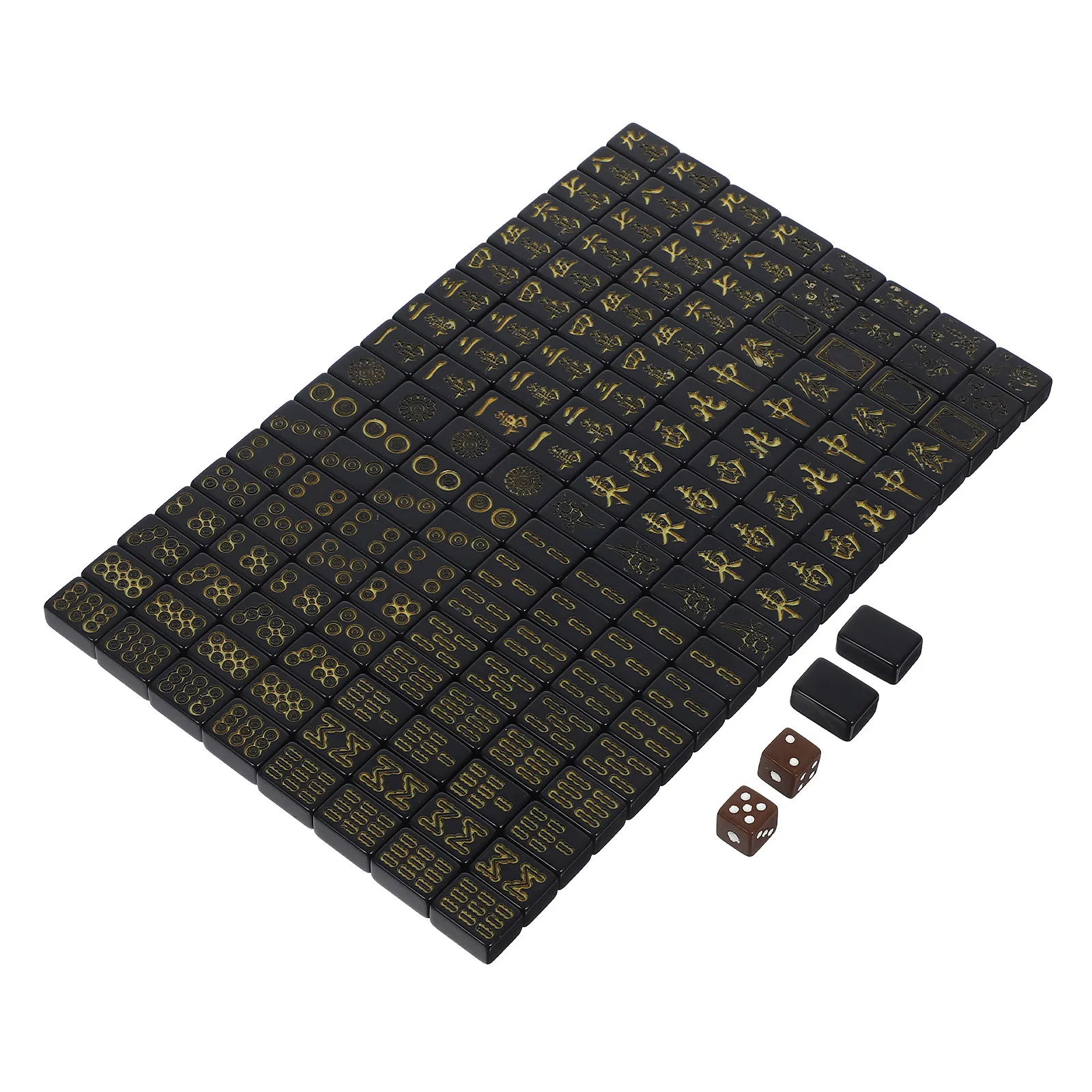 Mini Portable Mahjong Set Compact Chinese Mahjong Tiles Travel Dorm Outdoor Entertainment Board Game Mini Travel Essentials
