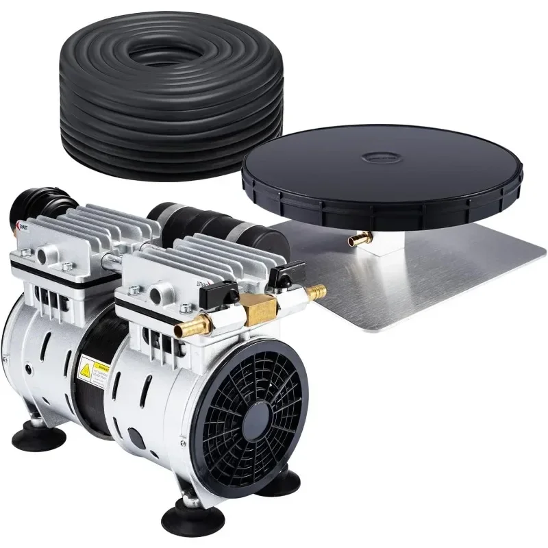 

Pond Lake Aerator System for Up To 1 Acre Compressor + One Roll of 100' Weighted Tubing +One Diffuser Pond Pump