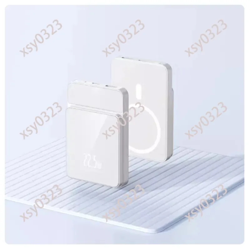 20000mAh Ultra-Thin Magnetic Power Bank 22.5W PD Fast Charge Portable External Battery Charger Gift Powerbank view 4