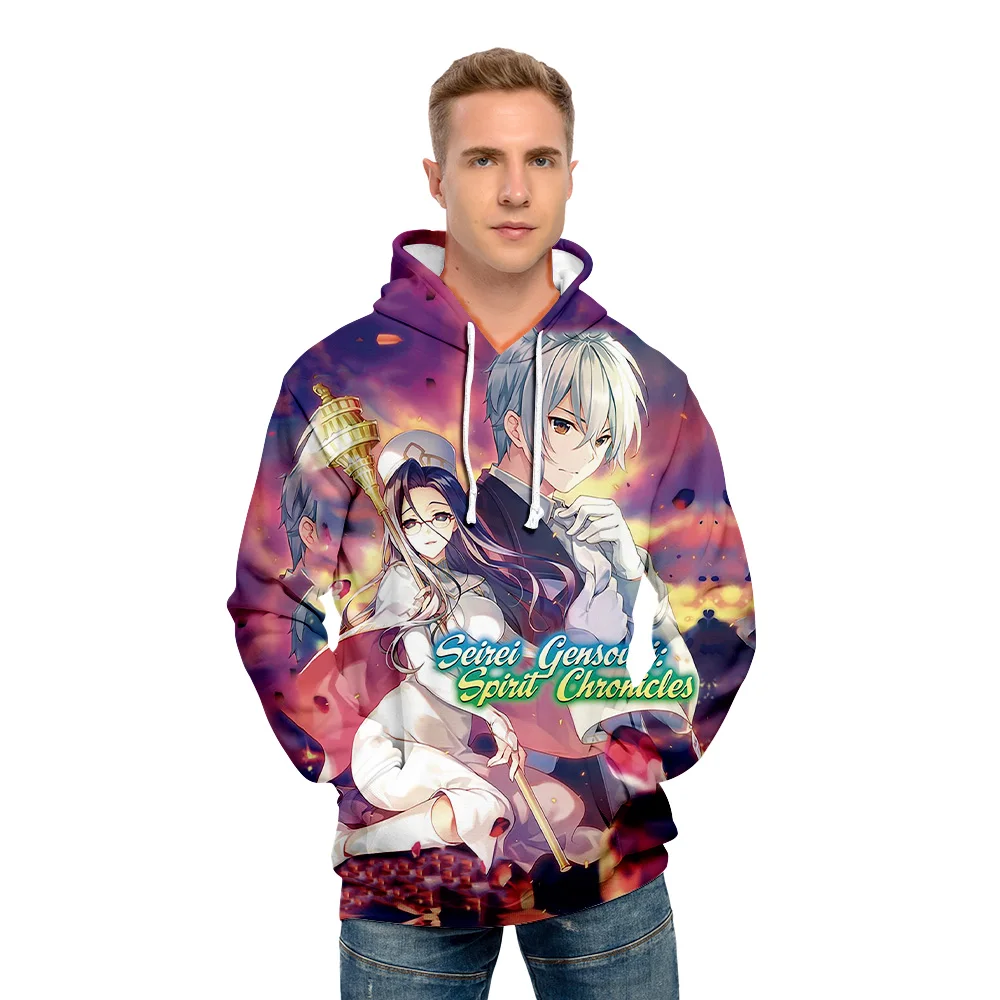 Seirei Gensouki Spirit Chronicles kawaii anime hoodies Printed novely sweatshirt casual hoodies swearshirt  streetwear  hoodies