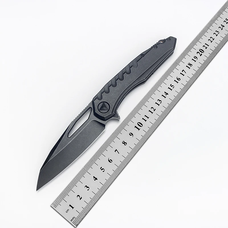 

EVIL EYES Custom Sigil Folding Knife Multiple Choice M390 Blade Personalized Titanium Handle Tactical Pocket EDC Survival Tools