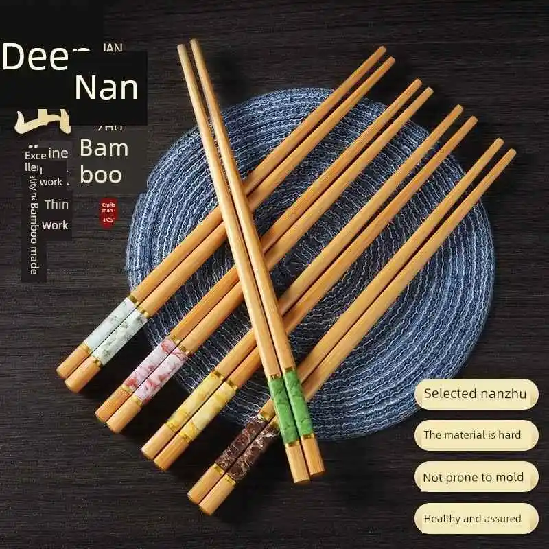 high-quality-home-use-bamboo-chopsticks-anti-mold-slip-resistant-heat-resistant-one-person-one-chopstick-luxury-wooden-chopst